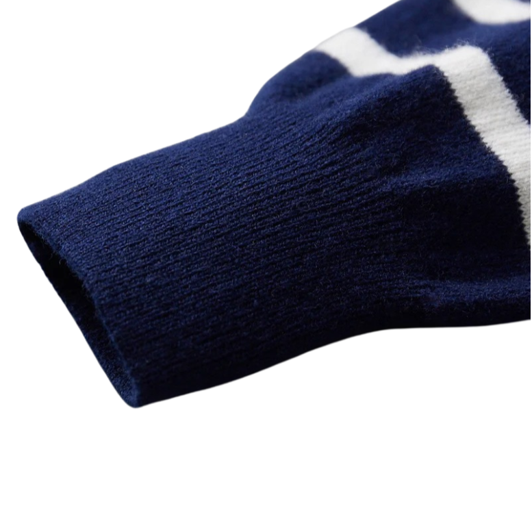 Deep Blue & White